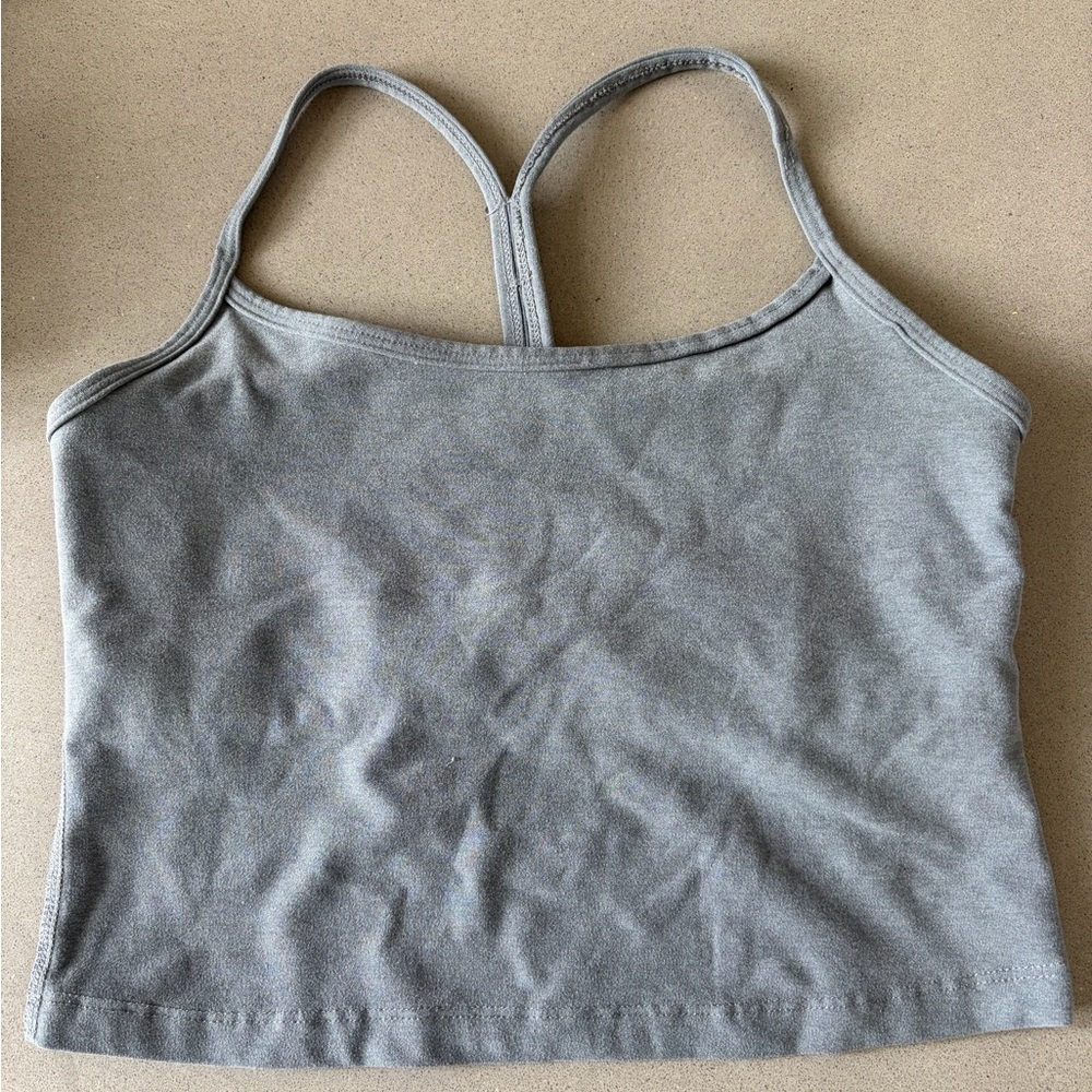 Beyond Yoga Light Gray Tank Top
